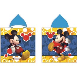Poncho de bain Mickey Disney à capuche