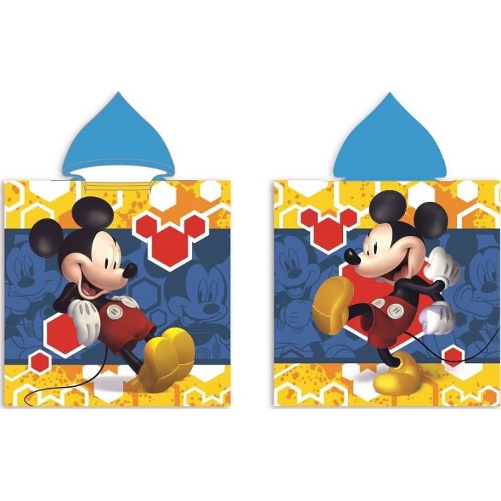Poncho de bain Mickey Disney à capuche