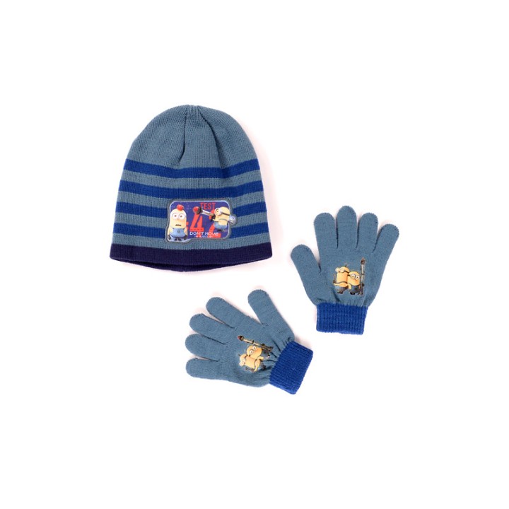 Ensemble Bonnet / Gants Minions