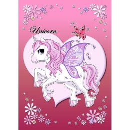 Plaid Polaire Licorne