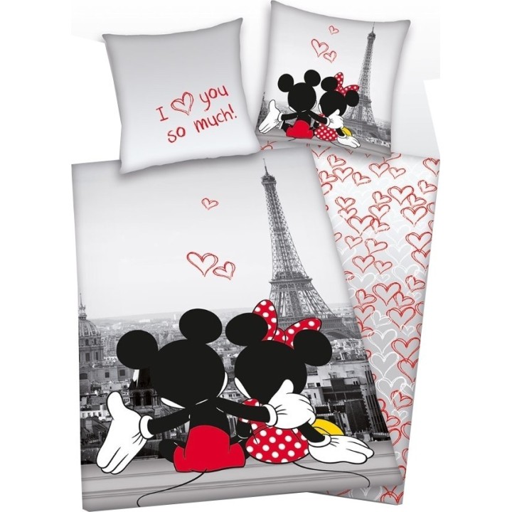 Parure De Lit Minnie Disney Tour Eiffle