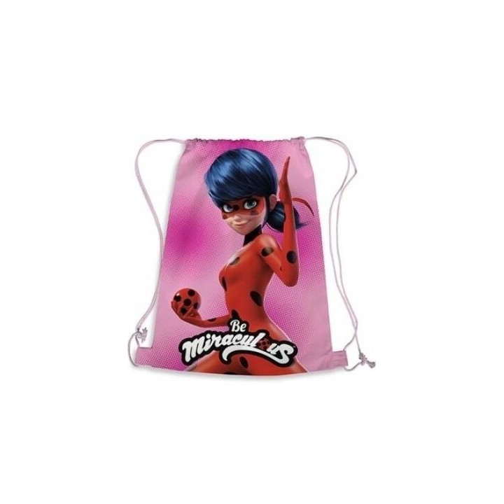 Drap de plage ou drap de bain Miraculous - LadyBug avec  sac de Piscine