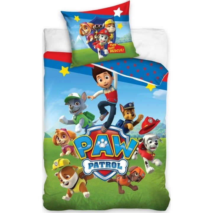 Parure De Lit Paw Patrol Avec Taie  Oreiller