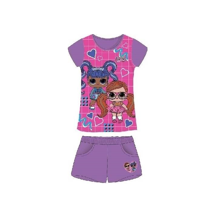 Ensemble T-Shirt Débardeur Avec Short Lol Surprise