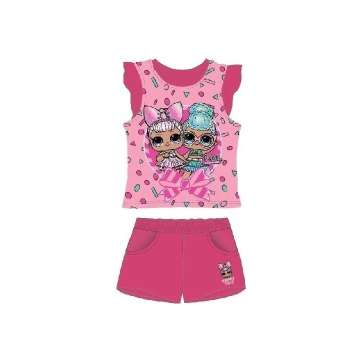 Ensemble T-Shirt Débardeur Avec Short Lol Surprise