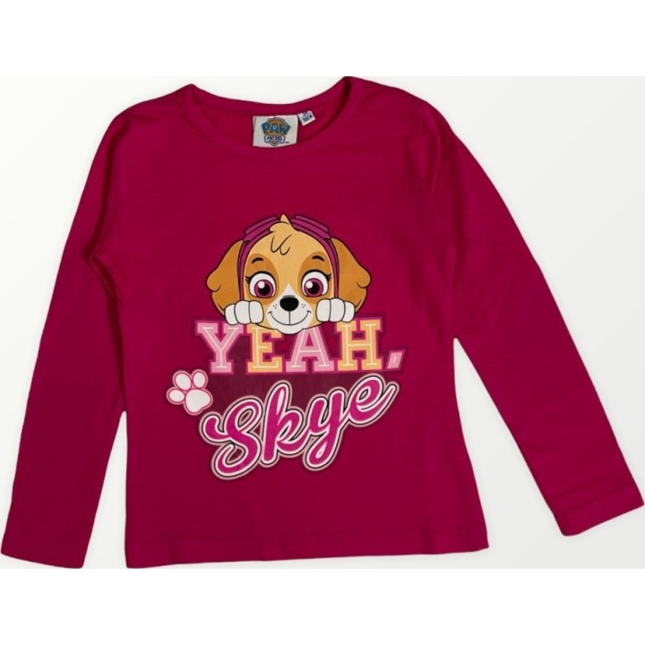 Tee shirt manches langues paw patrol  fille