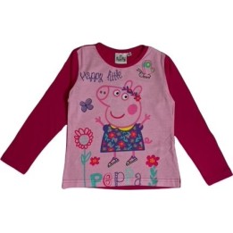 T-Shirt Manches Longues Peppa Pig En Rose