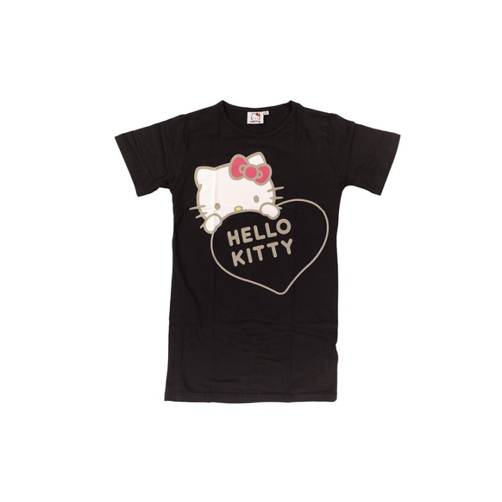 Chemise de Nuit Manches Courtes Hello Kitty