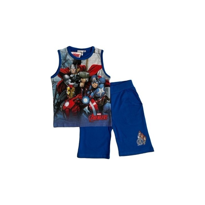 Pyjama Ensemble Tee-shirt Short Avengers