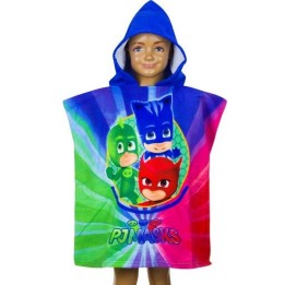 Poncho De Bain Pj Masks À Capuche