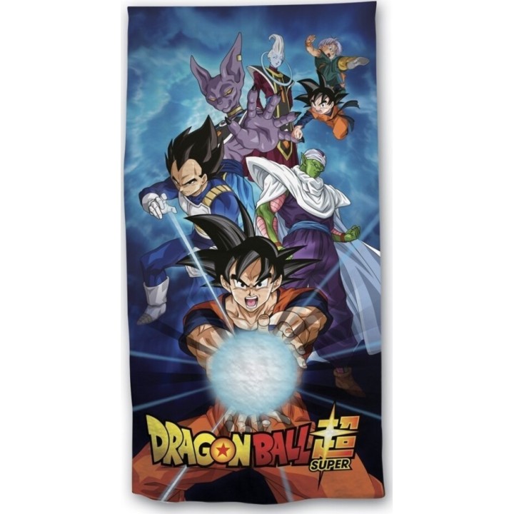 Drap De Plage Ou Serviette De Bain Dragon Ball Super En Coton