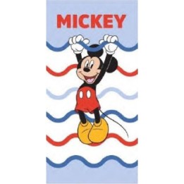 Drap De Plage Ou Drap De Bain Mickey Disney En Coton