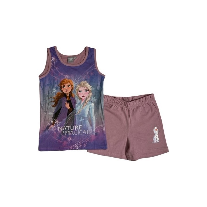 Ensemble Débardeur Avec Short La Reine Des Neiges Disney