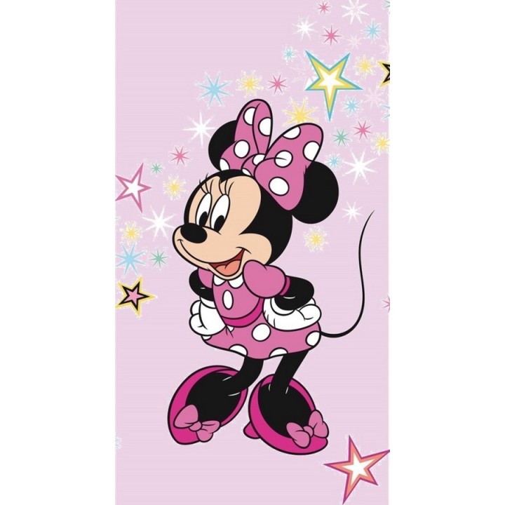 Drap De Plage Ou Drap De Bain Minnie Disney En Coton