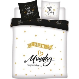 Housse De Couette Monday En Coton 200 X 200 Cm