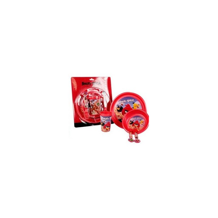 ANGRY BIRDS Vaisselle Enfant 5 Pièces
