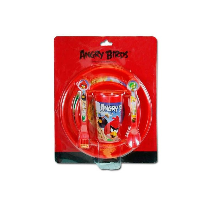 ANGRY BIRDS Vaisselle Enfant 5 Pièces