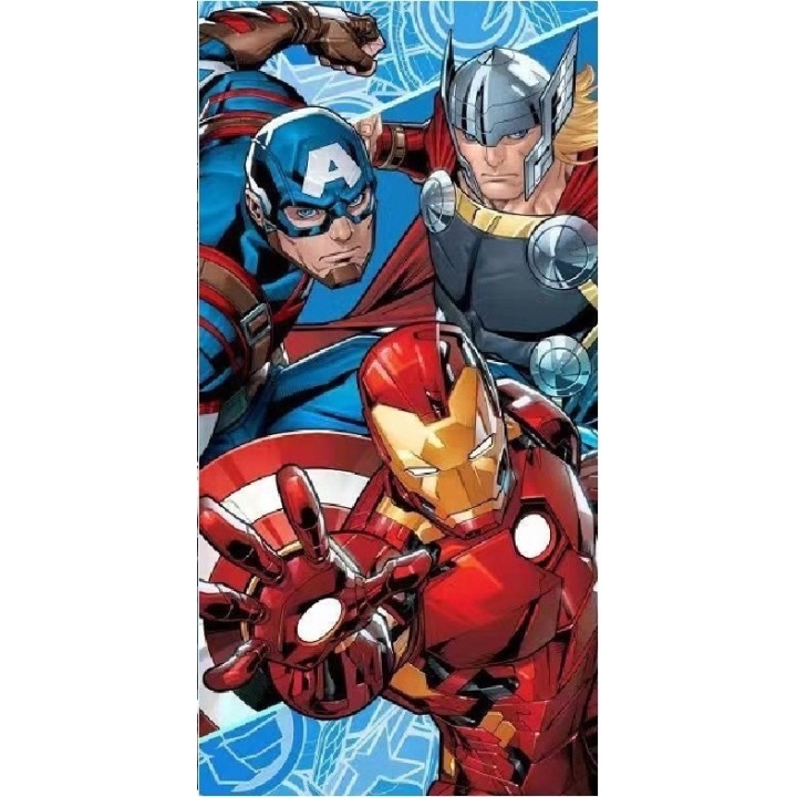 Drap de plage ou Serviette de bain Avengers Marvel