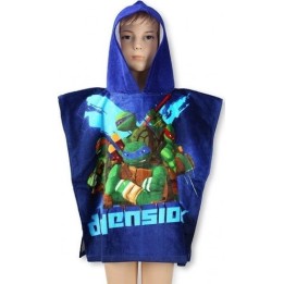 Poncho de Bain à Capuche Les Tortues ninja