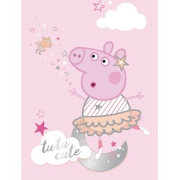 Plaid Polaire Peppa Pig